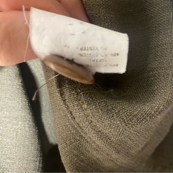 Armani Collezioni Size 4 Blazer Jacket Green vintage boxy - Picture 7 of 11